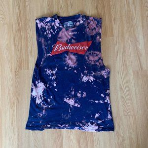 Budweiser Tie Dye Oversized Tank/Dress